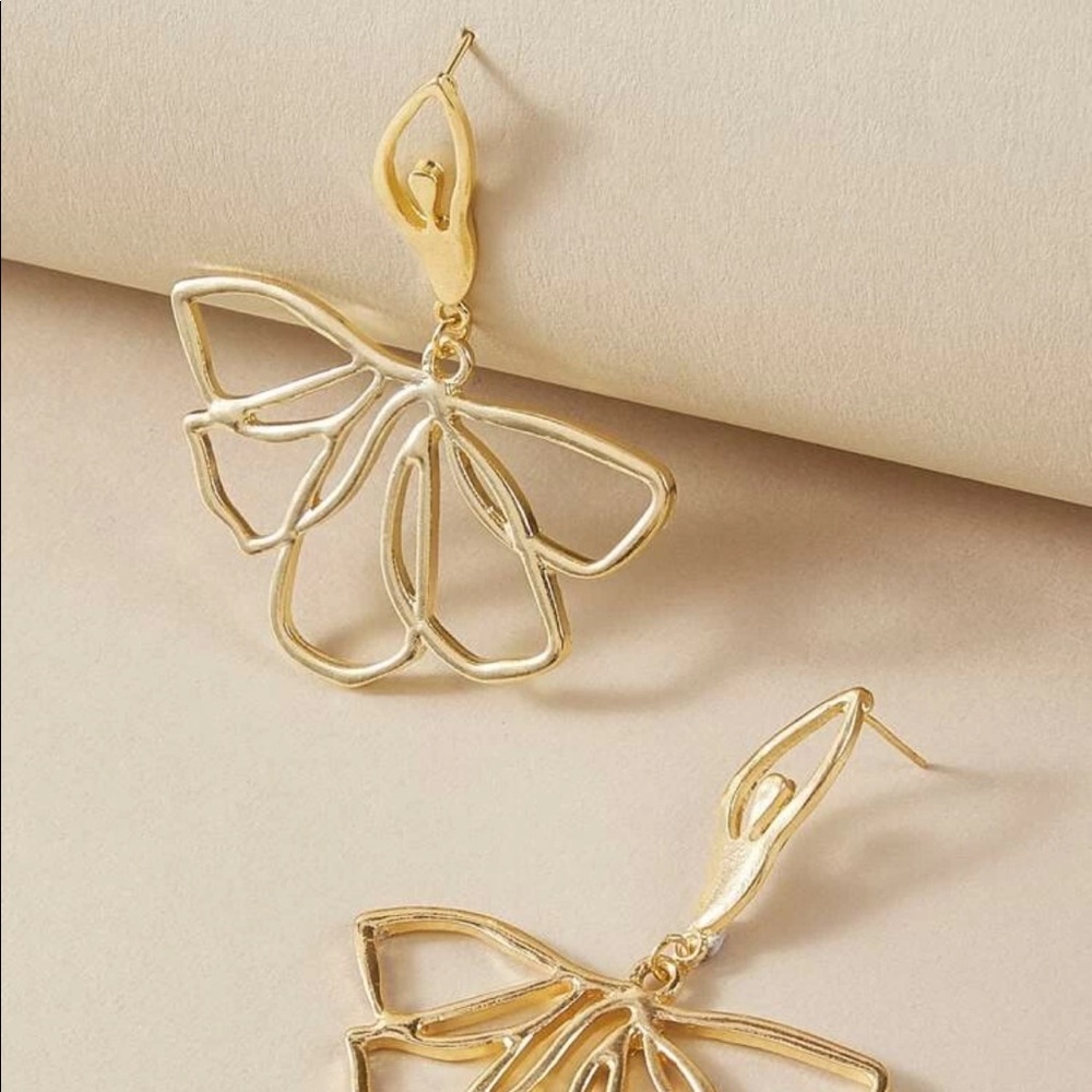🆕 Abstract Dancer Earrings - Picture 2 of 4